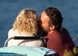 Don't miss the uplifting true story of the bloom family. Naomi Watts Tenderly Kisses The Walking Dead S Andrew Lincoln While Filming Penguin Bloom Daily Mail Online