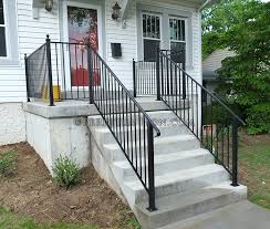 Interior and exterior stair railings. Perpetua Iron Simple Railing Page 2