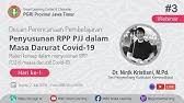 Ada sejumlah hal yang perlu diantisipasi, termasuk aksi borong oleh. Kiat Kiat Modifikasi Rpp Selama Masa Pandemi Covid 1 2 Youtube