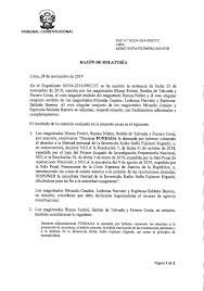 Tribunal constitucional del perú, lima. File 02534 2019 Hc Sentencia Tribunal Constitucional Del Peru Sobre Habeas Corpus Para Keiko Sofia Fujimori Higuchi Pdf Wikimedia Commons