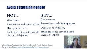 Bias Free Writing Business Communication Skills For Managers
