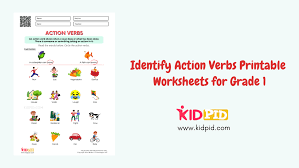 The worksheets have been carefully classified according to sets. Identify Action Verbs Printable Worksheets For Grade 1 Kidpid