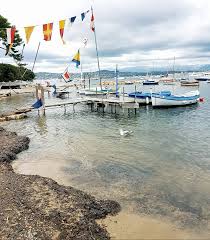 Port De L Olivette Au Cap D Antibes Cote D Azur Bateaux Colores Port Typique Plage Barques Mer Cap D Antibes Antibes Portes