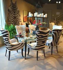 Designmaster Denmark Chairs In Zebra Hair On Hide Designmaster Furniture Zebra Dining Room Chairs Zebra Dining Room African Home Decor