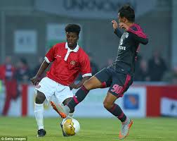 Slideshow of sl benfica b. Fc United Of Manchester 0 1 Benfica B Diogo Goncalves Scores Winner As 4 232 Fans Pack Broadhurst Park To The Rafters Daily Mail Online