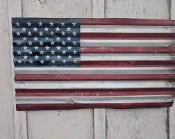 Corrugated Metal Flag Rustic American Flag Barn Metal Etsy Metal Flag Rustic American Flag Metal American Flag