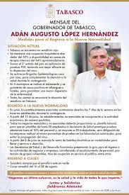 Adán augusto lópez hernández nació en el municipio de paraíso, tabasco, el 24 de septiembre de 1963, por lo que actualmente tiene 58 años. Ssalud Tabasco Auf Twitter Mensaje Del Gobernador Adan Augusto Lopez Hernandez A Los Tabasquenos Para Avanzar A La Nueva Normalidad