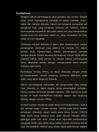 Maybe you would like to learn more about one of these? Soal Dan Jawaban Titrasi Permanganometri Kherysuryawan Id