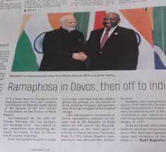 S.africa to tighten regional restrictions. President Cyril Ramaphosa To Visit India 25 26 January 2019 Article In Pretoria News Of 23 January 2019 Ministry Of External Affairs Government Of India In South Africa High Commission Of India Pretoria Facebook