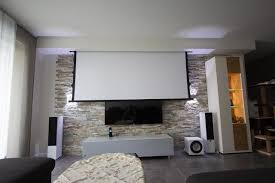 Heimkino Rocky Beamer Und Fernseher Als Duo Losung Heimkino Wohnzimmer Lounge Heim