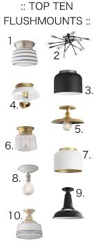 The Tuesday Ten Surface Mount Fixtures Bedroom Light Fixtures Light Fixtures Hallway Lighting