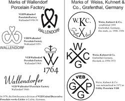 Determine the age of your items by knowing when each dresden maker's mark was used or registered. German Bisque From Old Molds