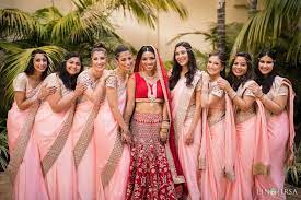 Khusbu Rajeev Wedding Preview Indian Wedding Bridesmaids Indian Bridesmaid Dresses Indian Bridesmaids