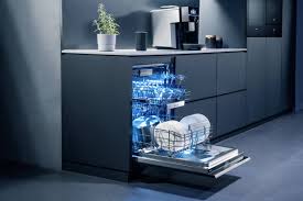 Mark a line 24 inches away from the base cabinet on the wall and along the floor. The Dishwasher Of The Future Bsh Stories
