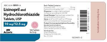 Lisinopril And Hydrochlorothiazide Tablets Usp