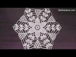 16 free crochet hat patterns, scarves, and gloves; Crochet Motif Patterns Crochet Motif Tablecloth Part 1 Youtube