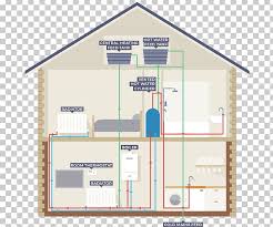 Plumbing system in a house. Boiler Central Heating House Plumbing Png Clipart Bedroom Boiler Central Heating Com Diagram Free Png Download