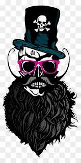 Ici tu as une sélection de crânes à colorier très faciles et beaux. Tee Shirt Tete De Mort Hipster Crane Skull Barbu Skull Free Transparent Png Clipart Images Download