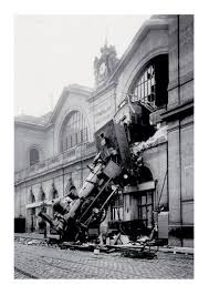 Les trains pas chers ouigo desservent désormais la gare de paris montparnasse, en plein cœur du 15eme arrondissement de paris. Train Accident At The Gare Montparnasse Paris 1895 Art Print Art Com