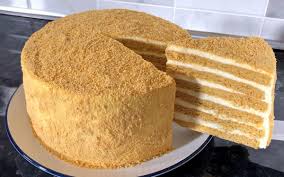 Medovik Russian Honey Cake Recipe Just Cook Russian Honey Cake Honey Cake Honey Cake Recipe