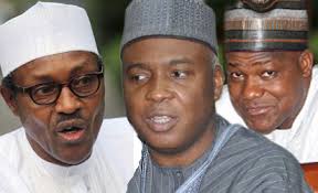 Image result for Buhari vs Saraki