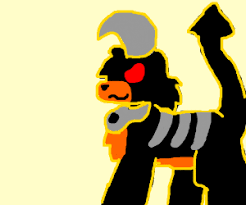 This is a nuzlocke variant that's going to be more challenging than any. Black And Orange Pokemon With Horns Drawception