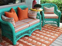 No Sew Upholstery And Porch Makeover Diy Outdoor Cushions Sewing Cushions Patio Cushion Covers