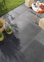 Revetement Terrasse Dalle Pierre Reconstituee Elia Vm Solexterieur Dallegrise Revetement Terrasse Carrelage Terrasse Exterieur Terrasse Carrelee