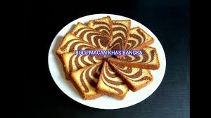 50 gr tepung trigu 2. Bolu Macan Khas Bangka Youtube