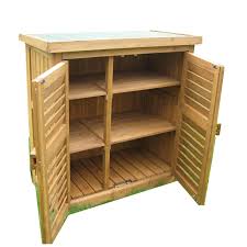 But don't forget to clean and dry your tools proper after work to keep your storage clean. China Factory Custom Oem Waterproof Outdoor Solid Garden Funiture Galvanized Roof Lockable Doors Wood Tool Storage Shed Cabinet Manufacturer And Supplier Easy