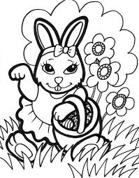 If you do not see the online coloring page easter bunny and easter eggs in black and white above, you need to use another web browser: Free Printable Easter Bunny Coloring Pages For Kids