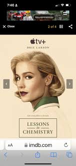 I see where Lessons in Chemistry will be