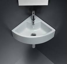 white ceramic corner sink for your