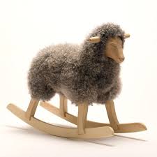 Knitting sheep, valence, valenciana, spain. Julegaver Rocking Sheep Rocking Horse Lamb Rocking Horse