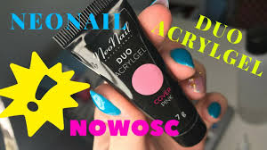 Duo Acrylgel Od Neonail Test Przedluzanie Paznokci Akrylozelem