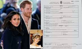 A report by the u.k.'s the sun over the weekend declared that the duke and duchess of sussex secretly erased meghan's first and middle. Meghan Markle Erases Her First Names Rachel Meghan From Archie S Birth Certificate Daily Mail Online
