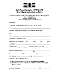 You need to fill in your details in the form here and submit it to the bank. Fillable Online Sms Agent Website Standard Credit Card Authorization Form Fax Email Print Pdffiller