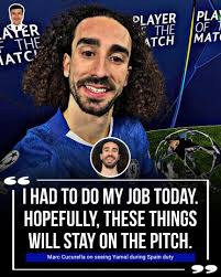 Marc Cucurella talking after last nights win.