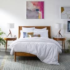 Modern Show Wood Bed Mid Century Bed Mid Century Bedroom Mid Century Bedframe