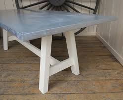 Shop our zinc top dining tables selection from the world's finest dealers on 1stdibs. Bespoke Distressed Zinc Top Kitchen Or Dining Table