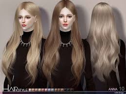 The Sims Resource Anna N10 Hair By S Club Sims 4 Hairs Womens Hairstyles Sims Hair Hair Styles