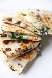 Spinach Sundried Tomato Mushroom Goat Cheese Quesadilla Recipe Recipes Food Cooking Recipes