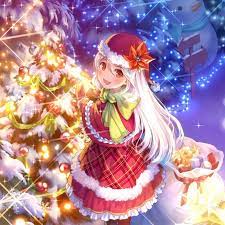 Christmas Wallpaper 4k Animasi Pasangan Anime Kertas Dinding Natal