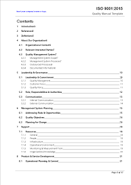 Les ressources humaines et la gestions des compétences dans un système de management de la qualité. Kostenloses Quality Management Manual Example