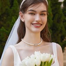 Akoya Pearl Necklace 18K White Gold Diamond Mary Strand