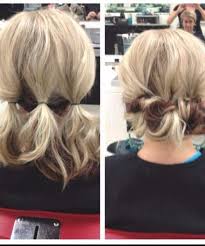 Easy Updos For Short Hair Lazy Day Hairstyles Hair Styles Hair Lengths