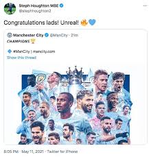Manchester city (@mancity) on tiktok | 51.5m likes. Manchester City Confirmed As Premier League Champions After United S Defeat By Leicester Daily Mail Online