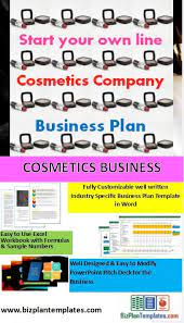 Want to make a business plan for cosmetics manufacturing? Cosmetics Company Business Plan And Operating Document Kit Business Planning Business Plan Template Cosmetic Companies