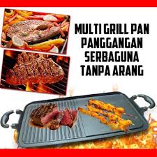 Alat pemanggang ikan di atas sangat cocok untuk anda yang membutuhkan usaha kuliner laris manis karena ada beberapa kelebihan yang diberikan. Alat Panggang Serba Guna Multi Grill Pan Tanpa Arang Shopee Indonesia