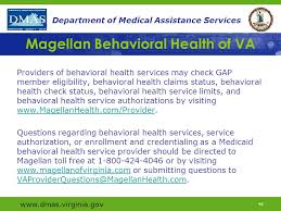 Provider orientation magellan providers of applied behavior analysis (aba) and other behavioral rehabilitative services for autism spectrum disorders florida medicaid provider resource guide staywell health plan of florida, inc., (wellcare) understands that having access to the right tools can. Dmas Governor S Access Plan For The Seriously Mentally Ill Gap Ppt Download